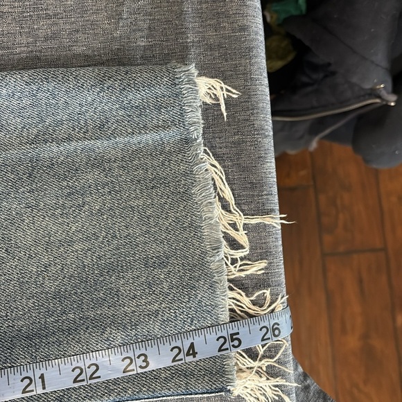 Topshop MOTO Women’s 30 (10) x30 Distressed Hem Light Wash Jeans - Picture 6 of 6